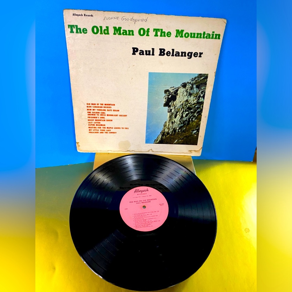 The Old Man Of The Mountain Vinyl Record Album Allagash Records Paul Bel…